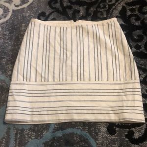 Madewell Mini Skirt Linen Blend Size 00 s34